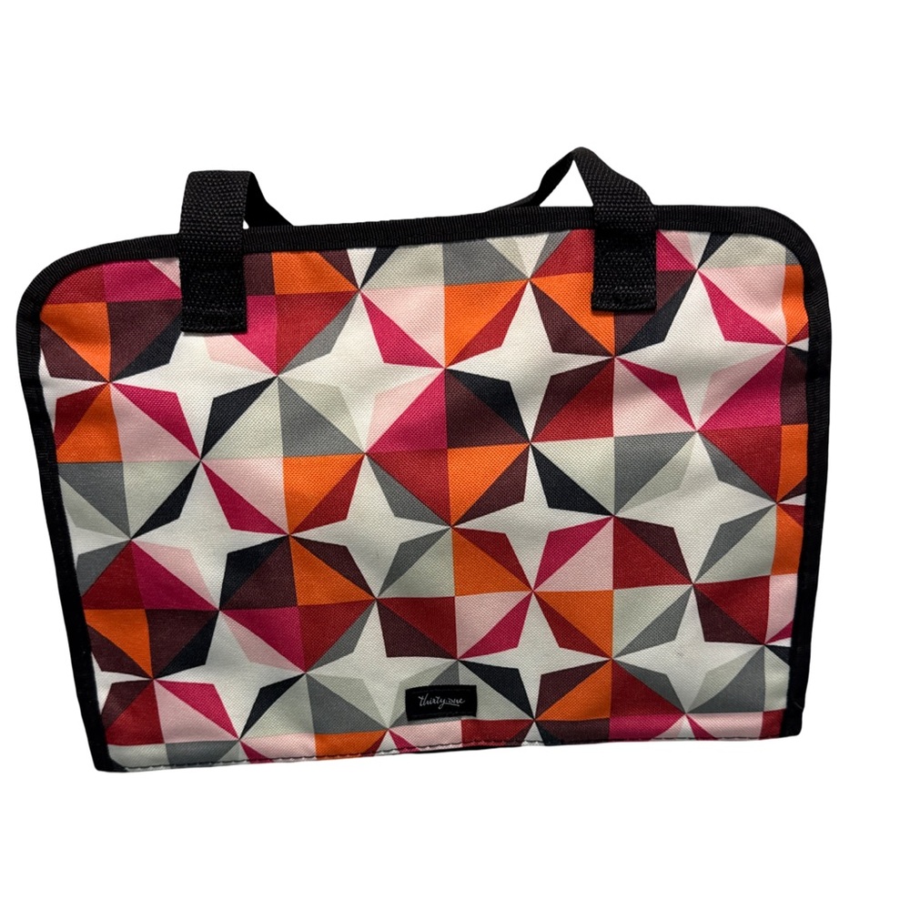 Thirty -One Geometric Multi-Color Tote Utility Bag